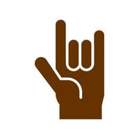 Love You Gesture Icon Design vector