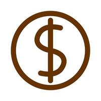 Dollar Icon Design vector