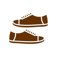 Toddler Shoes Icon Design vector
