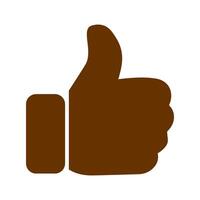 Thumbs Up Icon Design vector