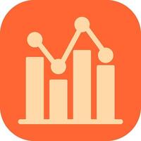 Bar Chart Icon Design vector
