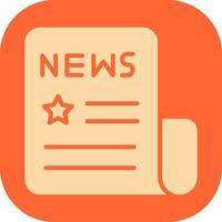 News Headlines Icon Design vector