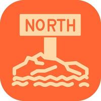 Northpole Icon Design vector