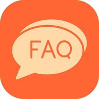FAQ Section Icon Design vector