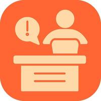 Service Desk Icon Design vector