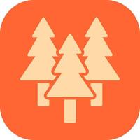 Evergreen Tree Icon Design vector