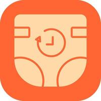 Diaper Duty Icon Design vector