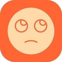 Face with Rolling Eyes Icon Design vector