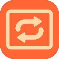 Repeat Button Icon Design vector