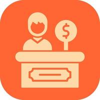 Cashier Icon Design vector