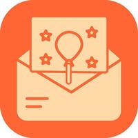 Party Invitation Icon Design vector