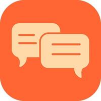 Message Bubble Icon Design vector