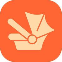 Car Seat Safety Icon Design vector
