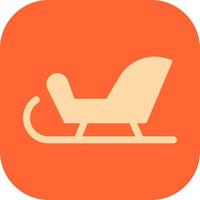 Sleigh Icon Design vector