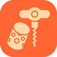 Wine Cork Icon Design vector