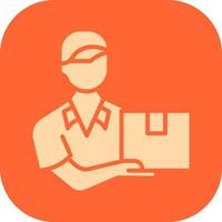Courier Icon Design vector