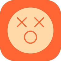 Dizzy Face Icon Design vector