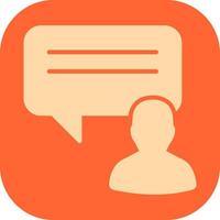 Customer Testimonial Icon Design vector