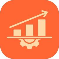 Performance Metrics Icon Design vector