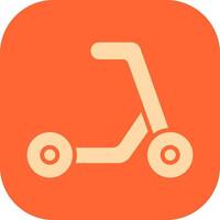 Kick Scooter Icon Design vector