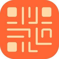 QR Code Icon Design vector