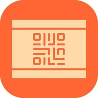 QR Code Business Card Icon Design vector