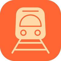 Light Rail Icon Design vector