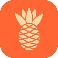 Pineapple Icon Design vector