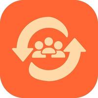 Career Change Icon Design vector