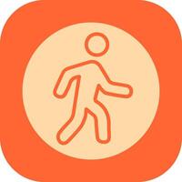 Person Walking Icon Design vector