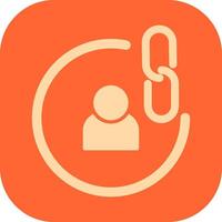 Contact Links Icon Design vector