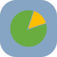 Pie Chart Colorful Icon Style vector