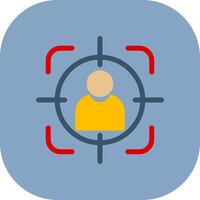 Target Audience Colorful Icon Style vector