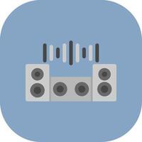 Dj Mixer Colorful Icon Style vector