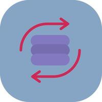 Exchange Colorful Icon Style vector