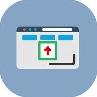 Drag And Drop Colorful Icon Style vector