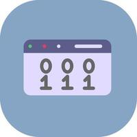 Web Coding Colorful Icon Style vector