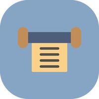 Scroll Colorful Icon Style vector