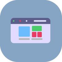 Responsive Design Colorful Icon Style vector