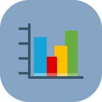 Graph Bar Colorful Icon Style vector