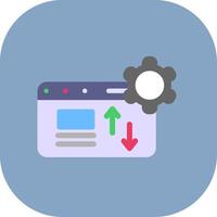 Data Management Colorful Icon Style vector