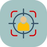 Target Audience Colorful Icon Style vector