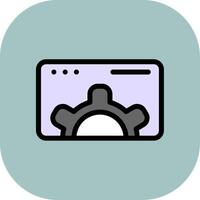 Web Optimization Colorful Icon Style vector