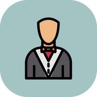 Crouper Colorful Icon Style vector