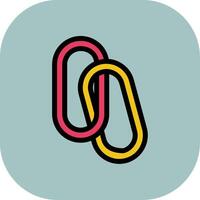 Link Building Colorful Icon Style vector