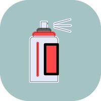 Spray Can Colorful Icon Style vector
