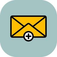MAIL Colorful Icon Style vector
