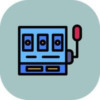 Slots Colorful Icon Style vector