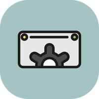 Website Colorful Icon Style vector