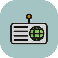 Blackboard Colorful Icon Style vector